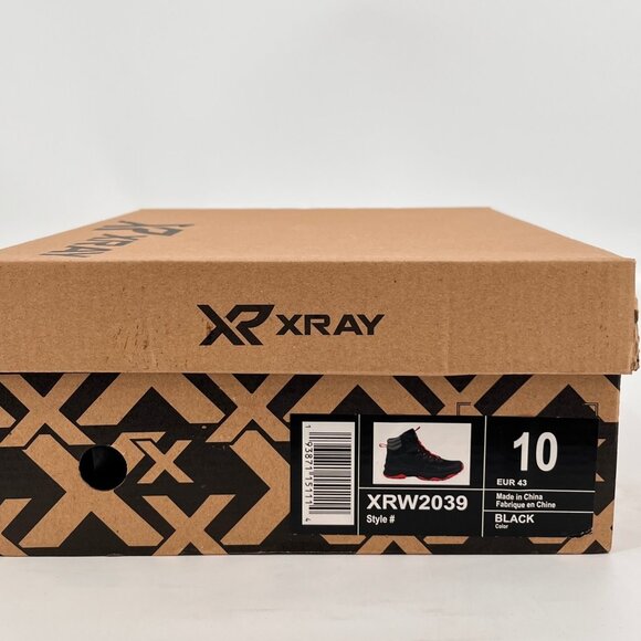 Xray Bunder Sneaker Boots Size 10 Black Red Mesh High Top Textile Hiking Shoes main image 7